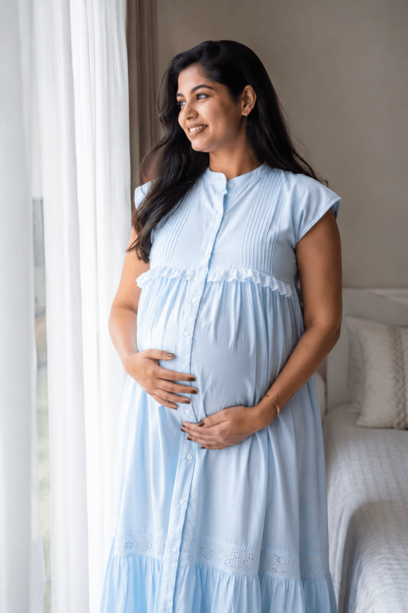 Dew | Button-Down Maternity & Nursing DressALL US WOMENmaternity and feeding