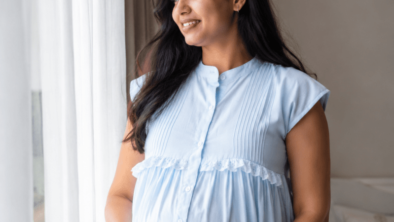Dew | Button-Down Maternity & Nursing DressALL US WOMENmaternity and feeding