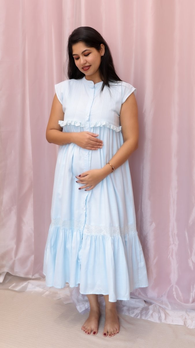 Dew | Button-Down Maternity & Nursing DressALL US WOMENmaternity and feeding