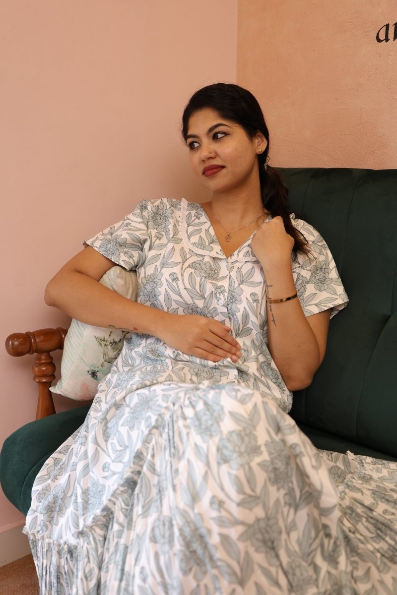 Dream Haven – Cocoon Edit | Button down Maternity & Nursing DressALL US WOMENmaternity and feeding