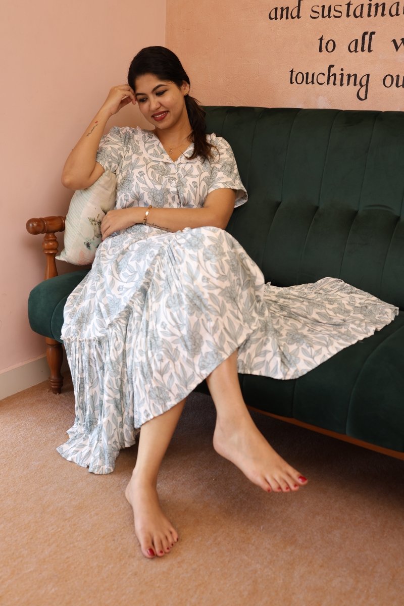 Dream Haven – Cocoon Edit | Button down Maternity & Nursing DressALL US WOMENmaternity and feeding