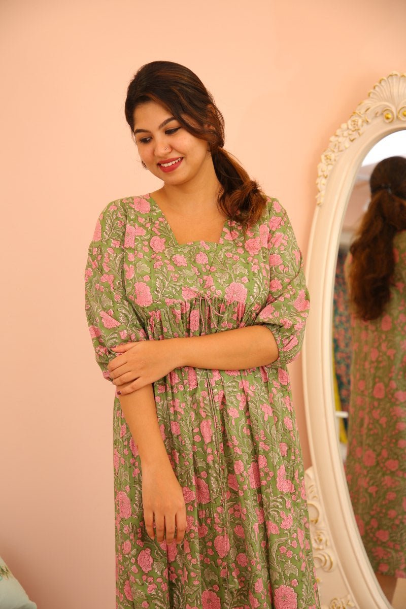 Dress|Maternity|Feeding|Haven|Homewears|GreenALL US WOMENmaternity and feeding