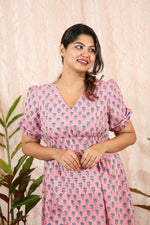 Dress|Maternity|Feeding|Shubhadha|pink|HomewearALL US WOMENmaternity and feeding