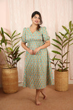 Dress|Maternity|Feeding|Shubhadha|seagreen|HomewearALL US WOMENmaternity and feeding