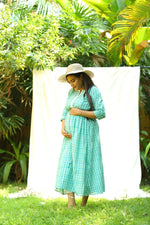 Dress|Maternity|Feeding|Summer|seagreen