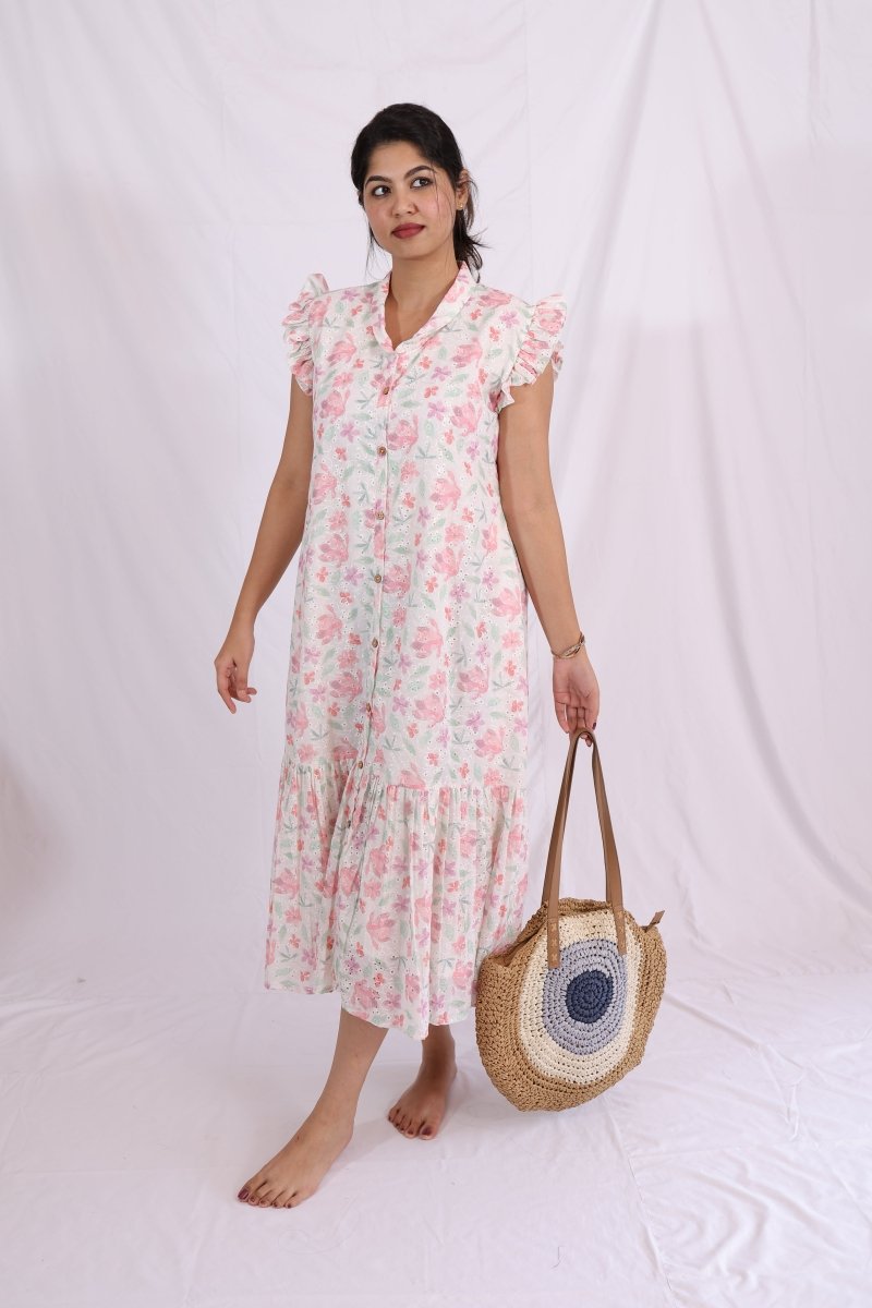 Ease & Grace Midi Dress – Passeo Collection | Stylish Nursing - Friendly Hakoba OutfitALL US WOMENmaternity and feeding