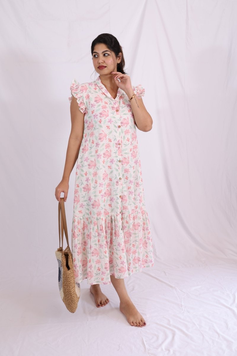Ease & Grace Midi Dress – Passeo Collection | Stylish Nursing - Friendly Hakoba OutfitALL US WOMENmaternity and feeding