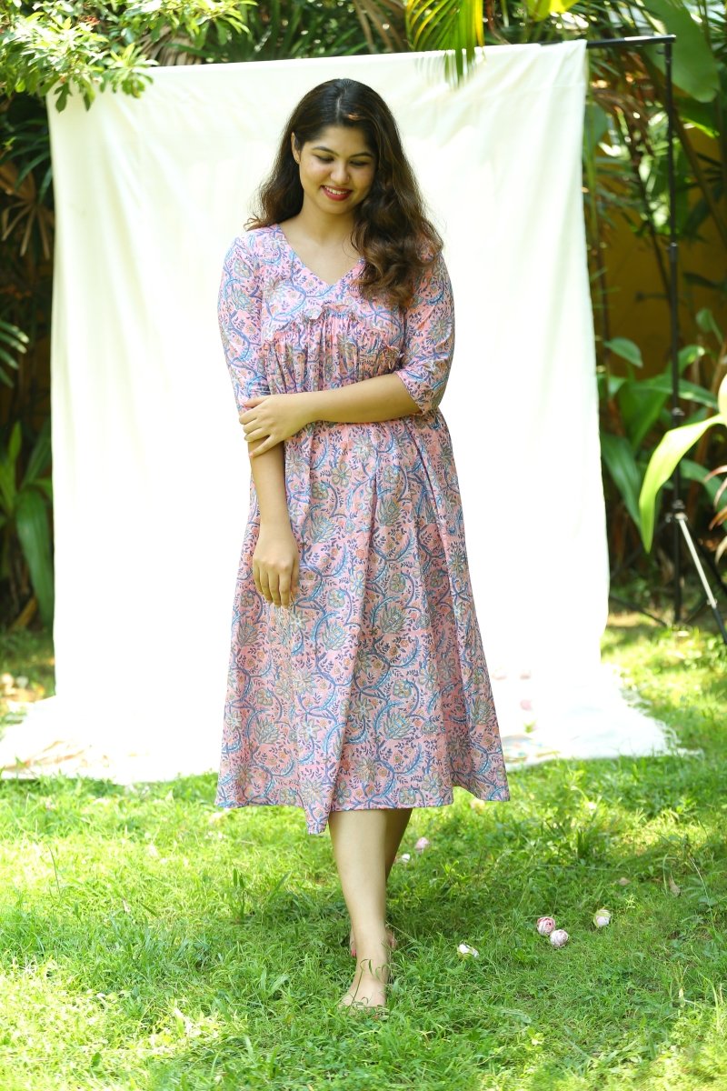 Feeding|Maternity|kurti|Pink