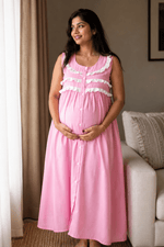 Fern | Button-Down Maternity & Nursing DressALL US WOMENmaternity and feeding