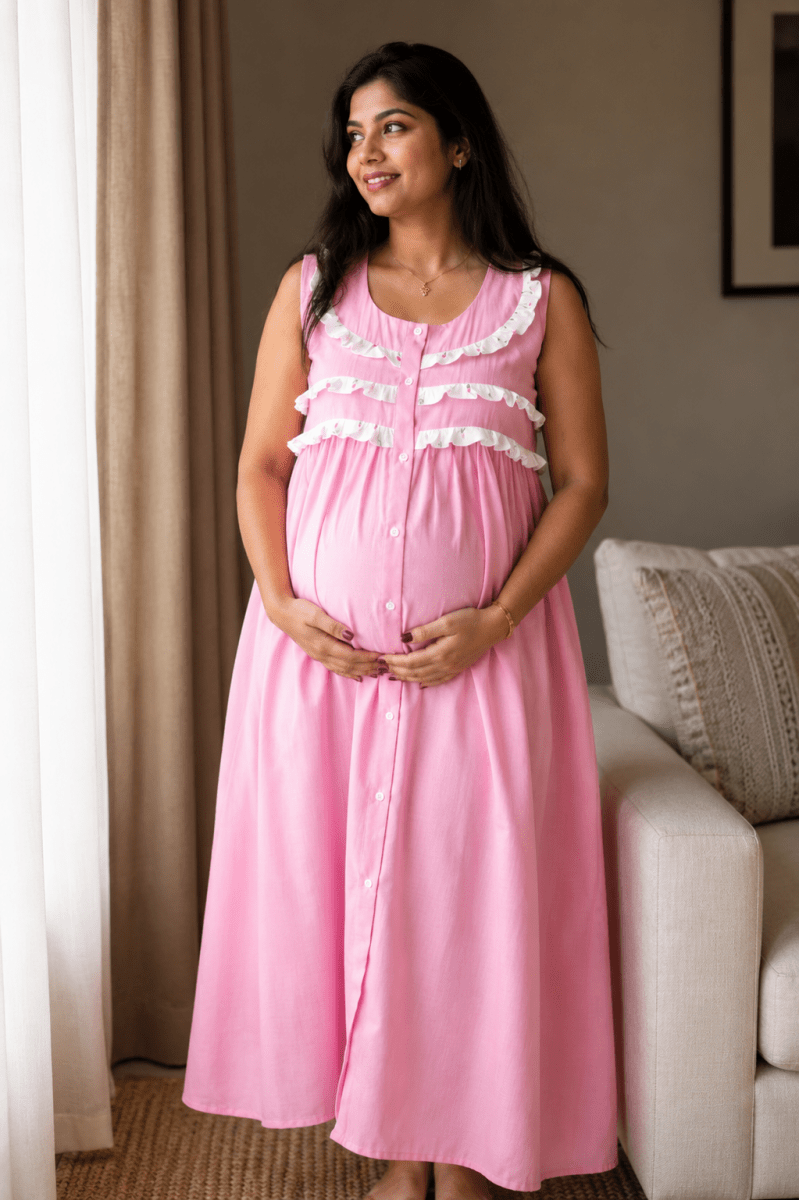 Fern | Button-Down Maternity & Nursing DressALL US WOMENmaternity and feeding