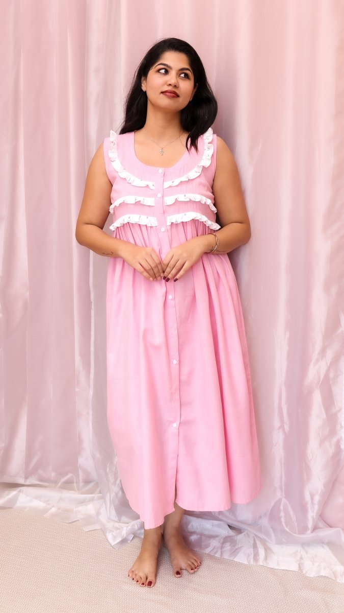 Fern | Button-Down Maternity & Nursing DressALL US WOMENmaternity and feeding