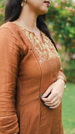 Floraison |Copper Zardozi Kurta | ÉLAN PremièreALL US WOMENmaternity and feeding