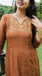 Floraison |Copper Zardozi Kurta | ÉLAN PremièreALL US WOMENmaternity and feeding