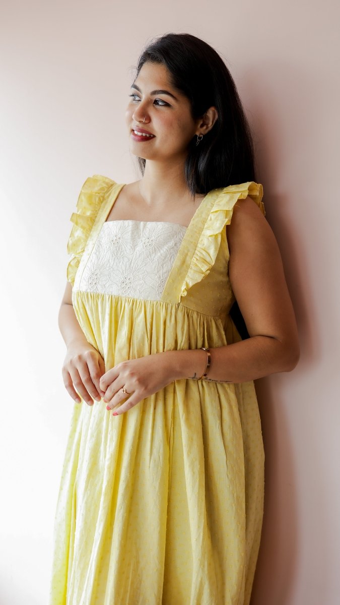 Flurry |Cambric Cotton Feeding DressALL US WOMENmaternity and feeding