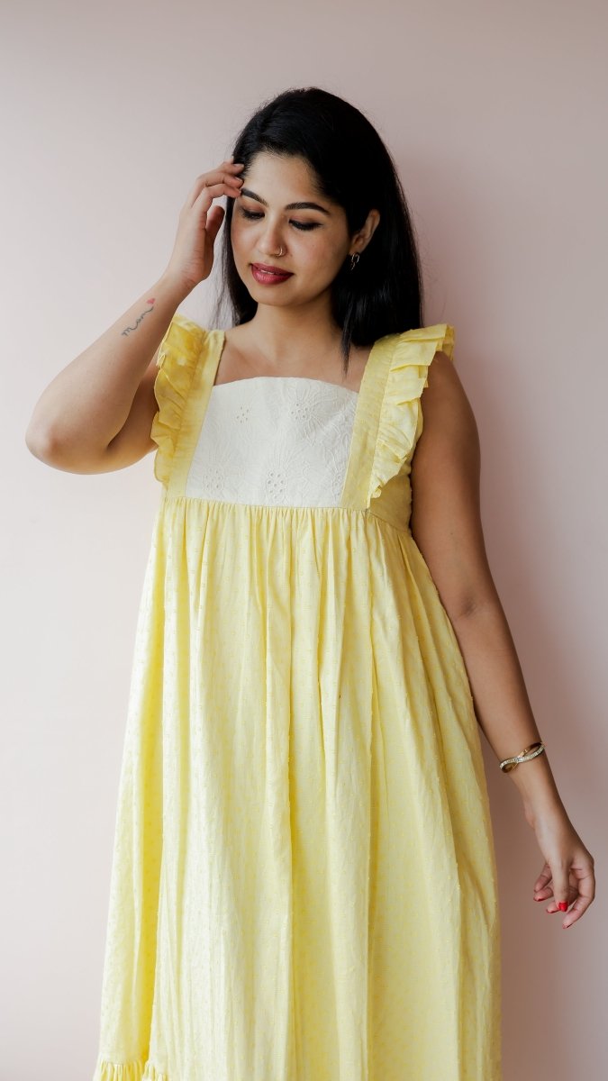 Flurry |Cambric Cotton Feeding DressALL US WOMENmaternity and feeding