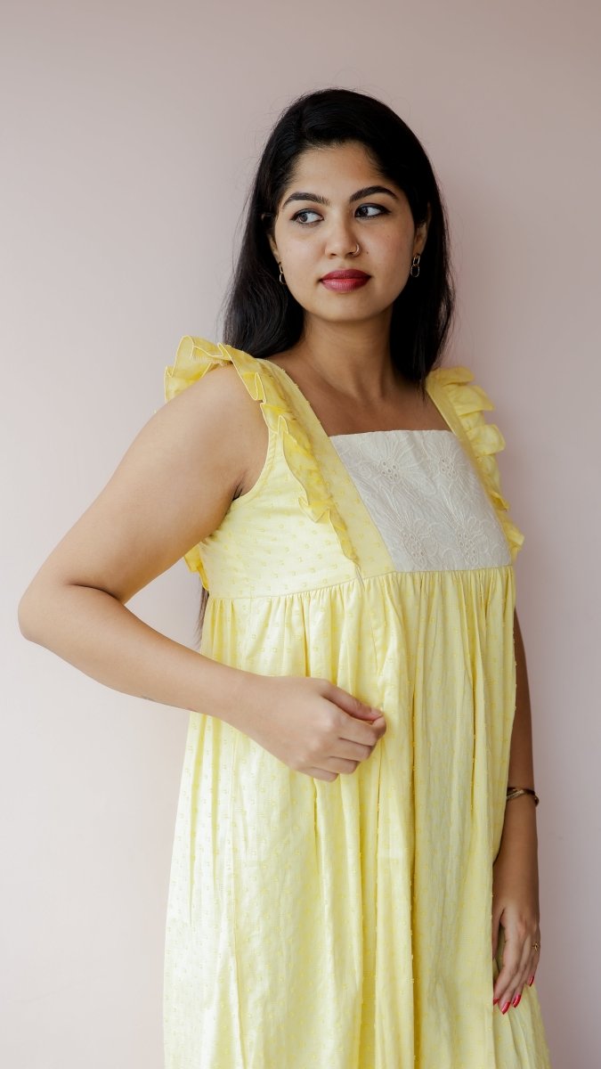 Flurry |Cambric Cotton Feeding DressALL US WOMENmaternity and feeding