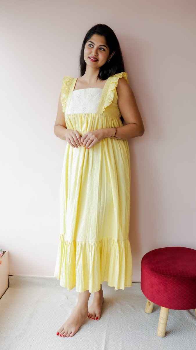 Flurry |Cambric Cotton Feeding DressALL US WOMENmaternity and feeding