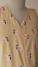 Ganga | Blush Rose Print Cotton Maternity & Nursing DressALL US WOMENmaternity and feeding
