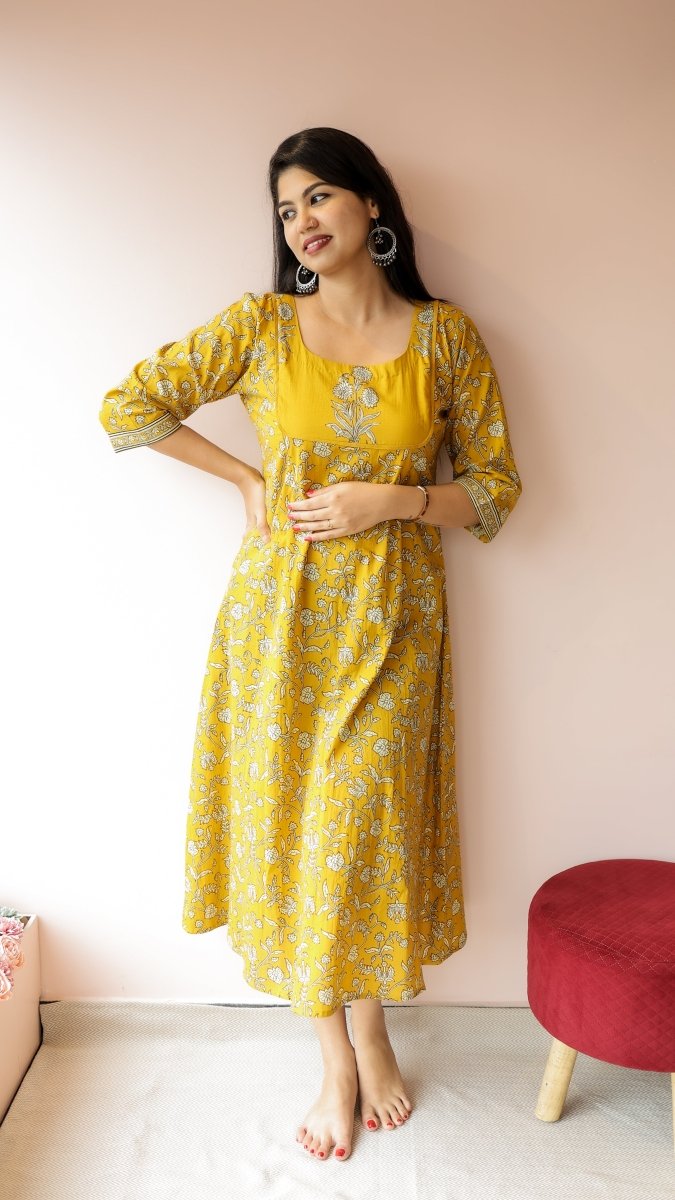 Hemavati |Soft Cotton Feeding DressALL US WOMENmaternity and feeding