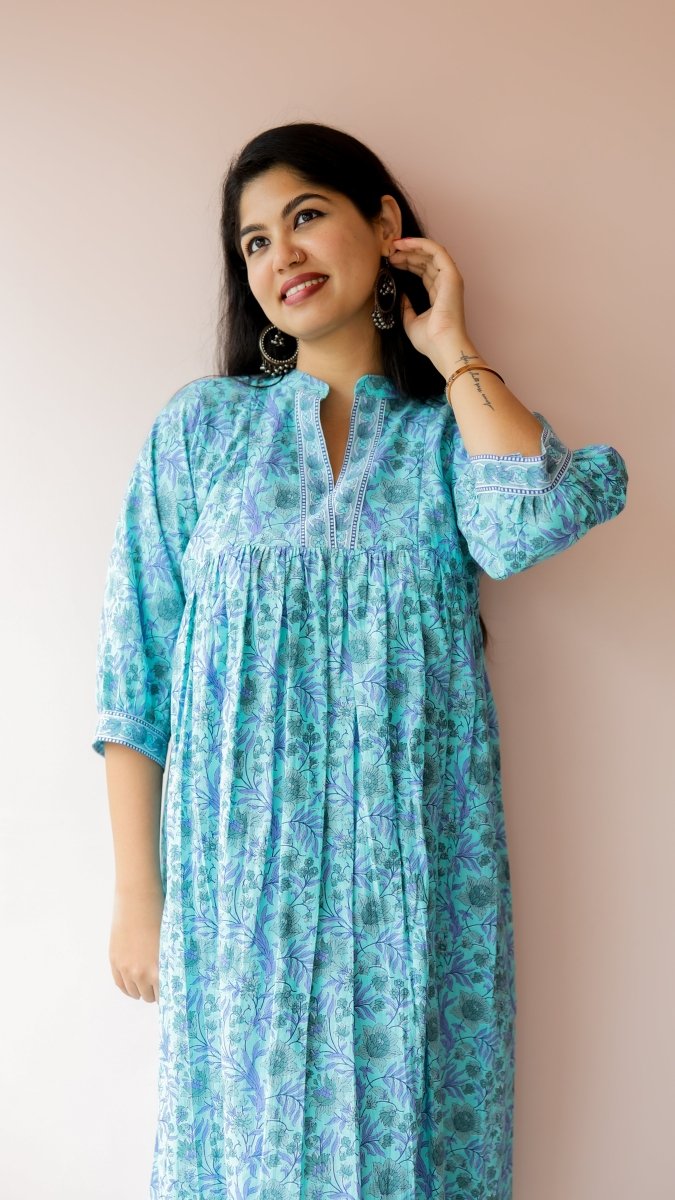 Hindol | Soft CottonMaternity & Feeding DressALL US WOMENmaternity and feeding