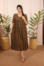 Hospitalgown|Maternity|brown|AlluswomenALL US WOMENmaternity and feeding