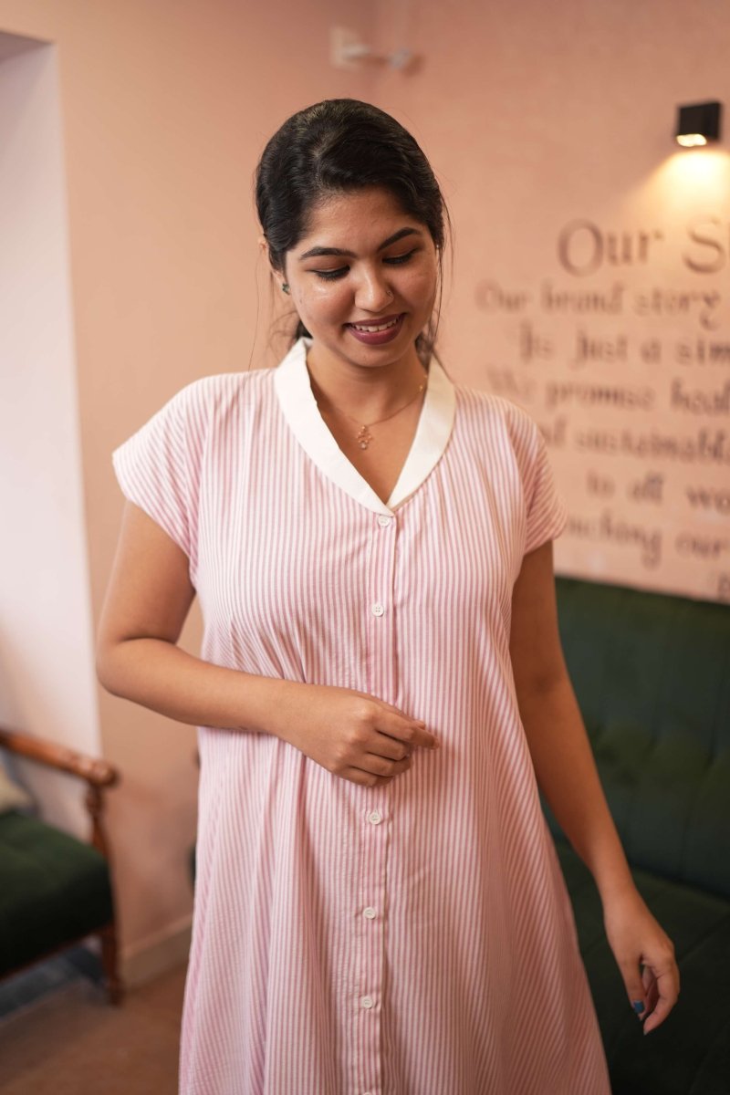 Kalyani|Hospital Dress|Maternity|MadhuramALL US WOMENmaternity and feeding