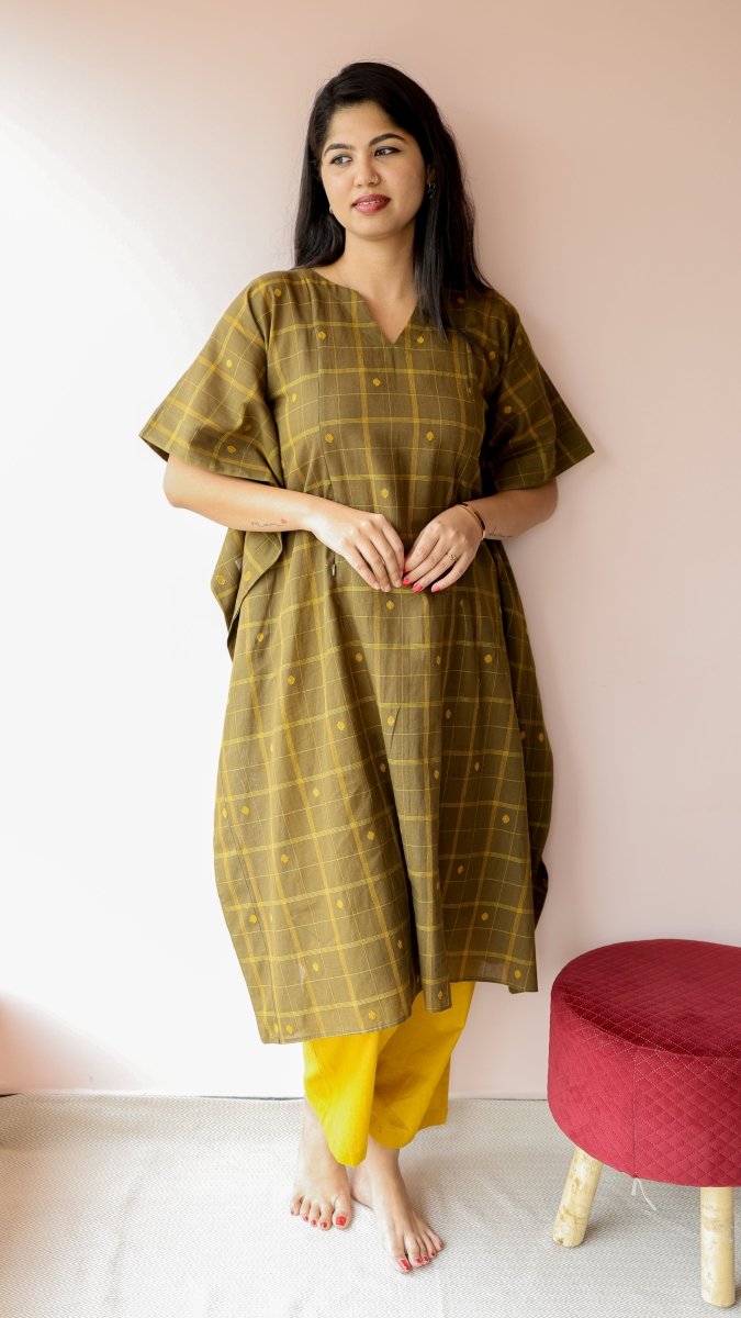 Kani |Handloom Cotton Feeding CordsetALL US WOMENmaternity and feeding