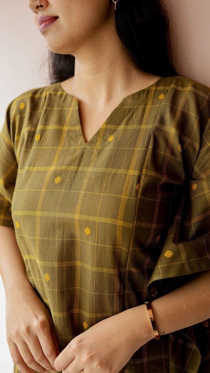 Kani |Handloom Cotton Feeding CordsetALL US WOMENmaternity and feeding