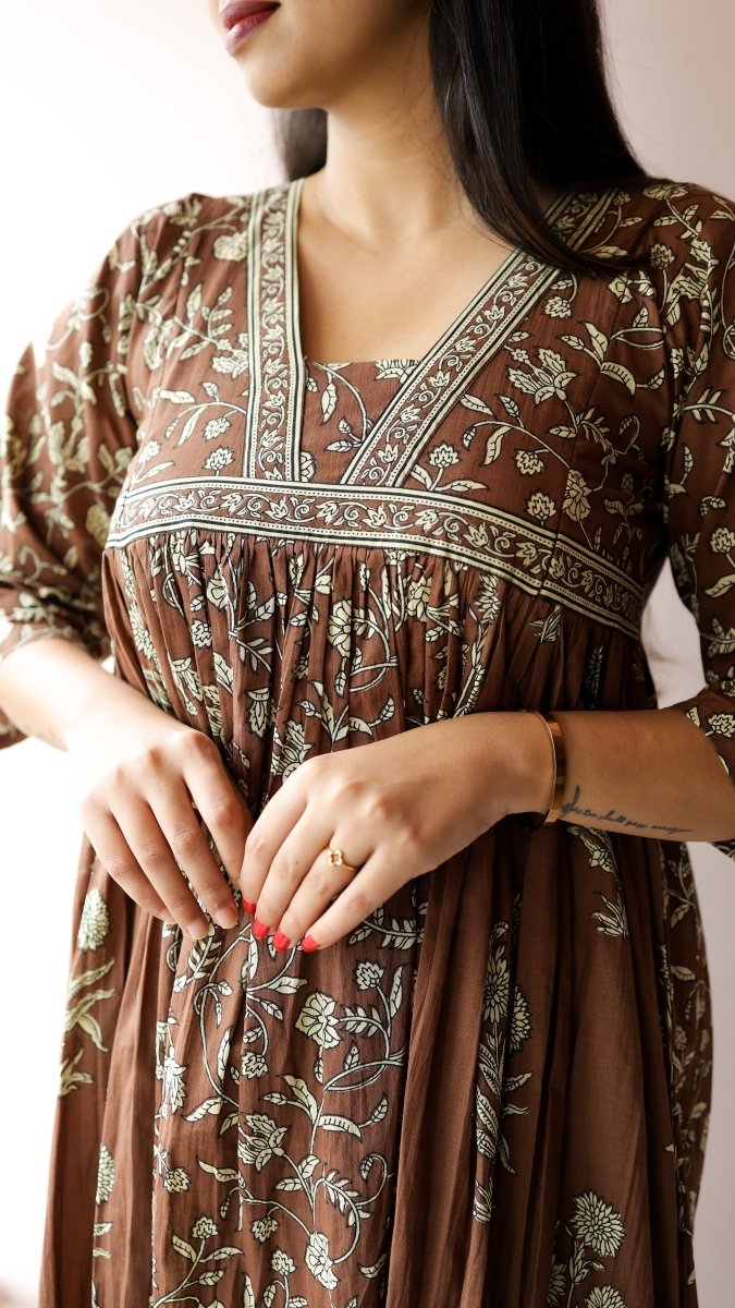 Kaveri | Soft Cotton Maternity & Feeding DressALL US WOMENmaternity and feeding