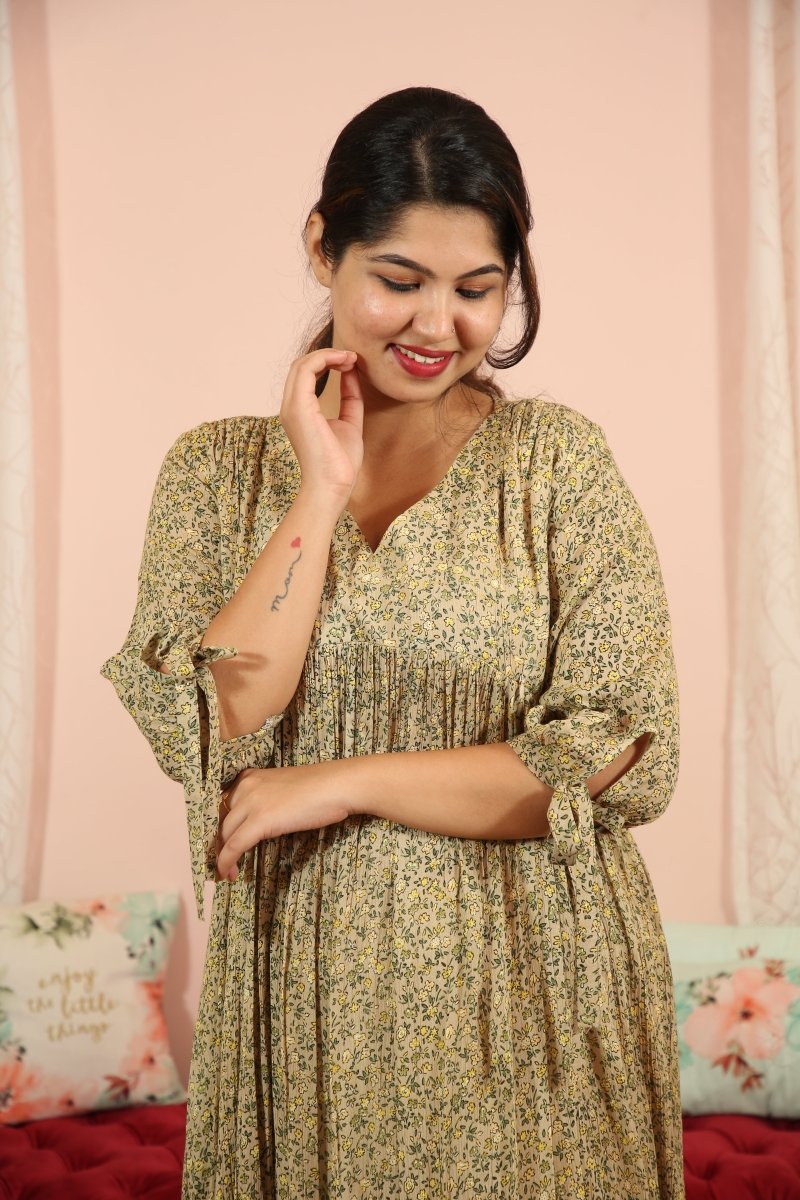 Kurti|Feeding|Serene|greenfloralALL US WOMENmaternity and feeding