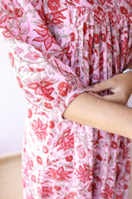 Lina Handblock Cotton Maternity & Nursing Dress | Noor collectionALL US WOMENmaternity and feeding