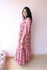 Lina Handblock Cotton Maternity & Nursing Dress | Noor collectionALL US WOMENmaternity and feeding