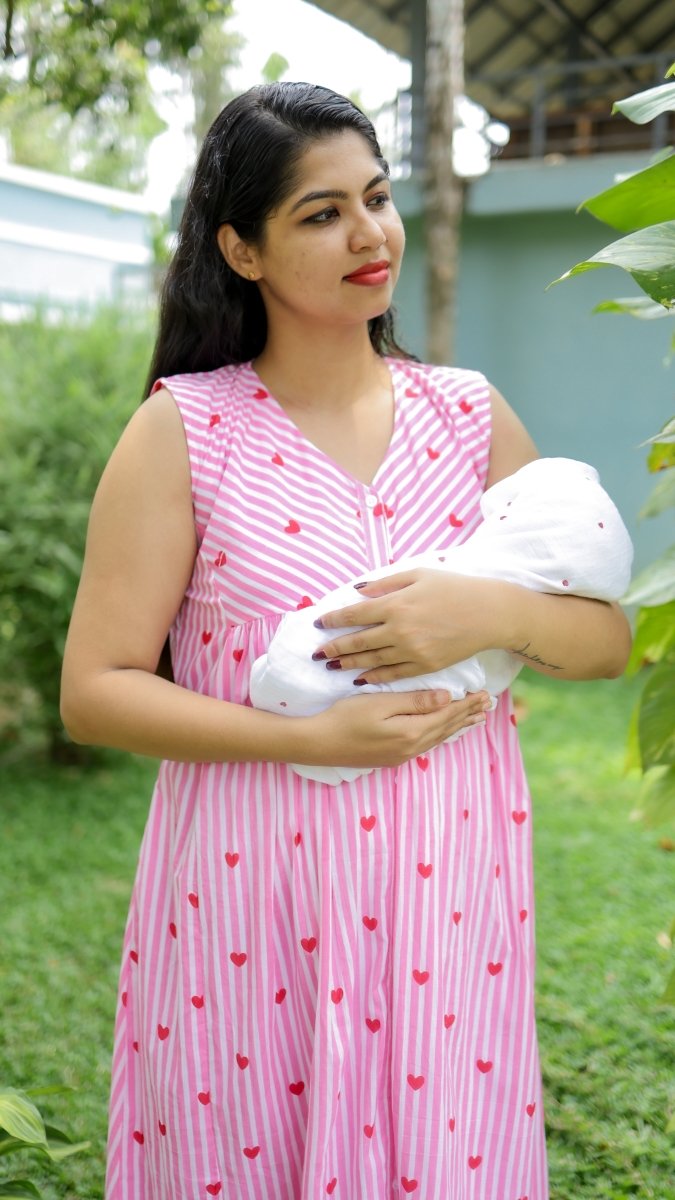 Lumi Button - Down Summer DressALL US WOMENmaternity and feeding