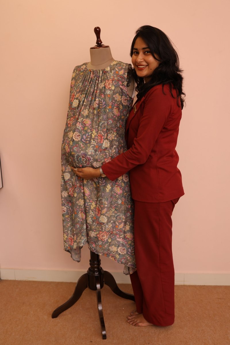 Luna Glow – Cocoon Edit | Sleeveless Maternity & Nursing Dress with Feeding ZipsALL US WOMENmaternity and feeding
