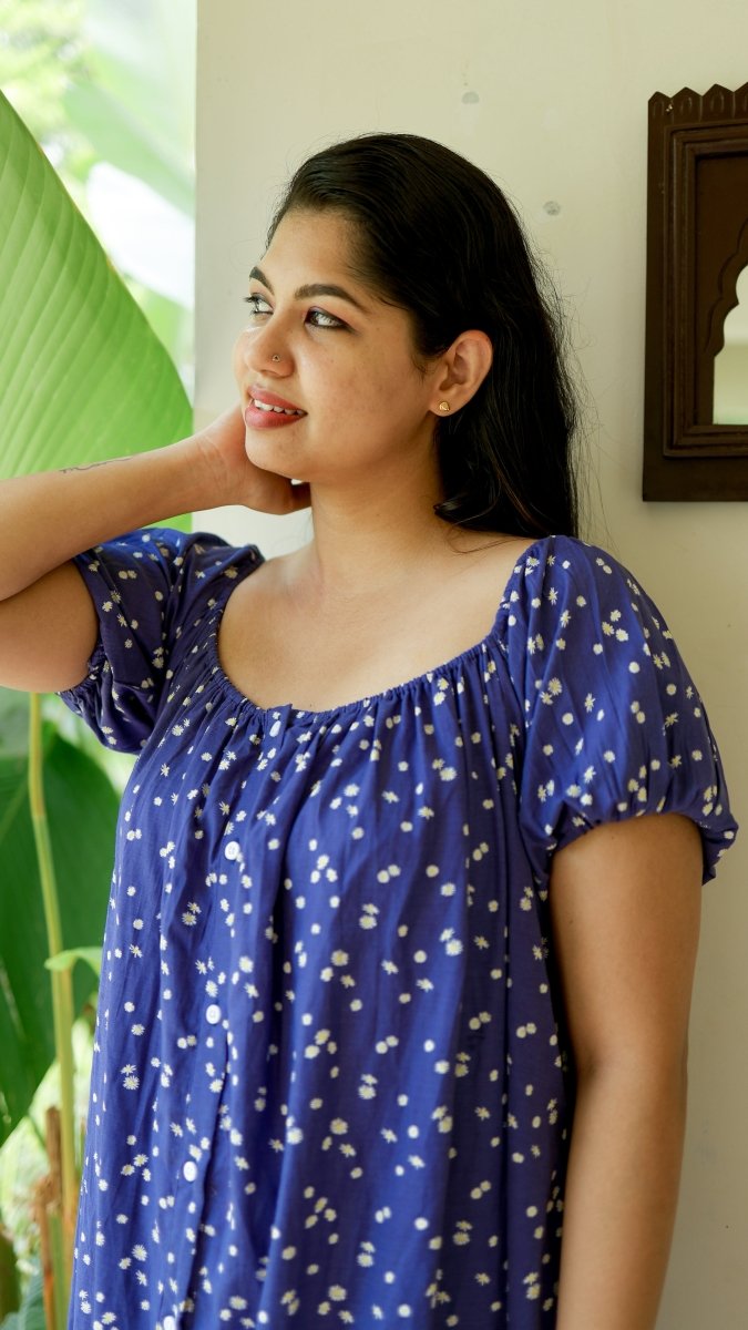 Lune Button - Down Recovery Dress|The Rest RitualALL US WOMENmaternity and feeding