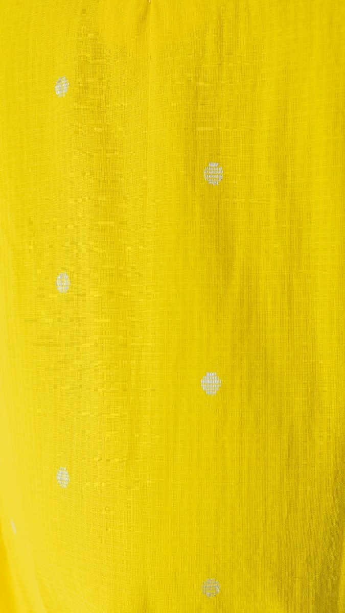 Maand — Yellow South Cotton Maternity & Nursing Dress with Pink PipingALL US WOMENmaternity and feeding