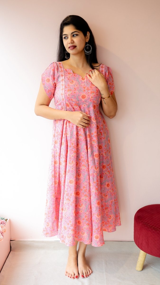 Malhar| Soft Cotton Maternity&Feeding DressALL US WOMENmaternity and feeding