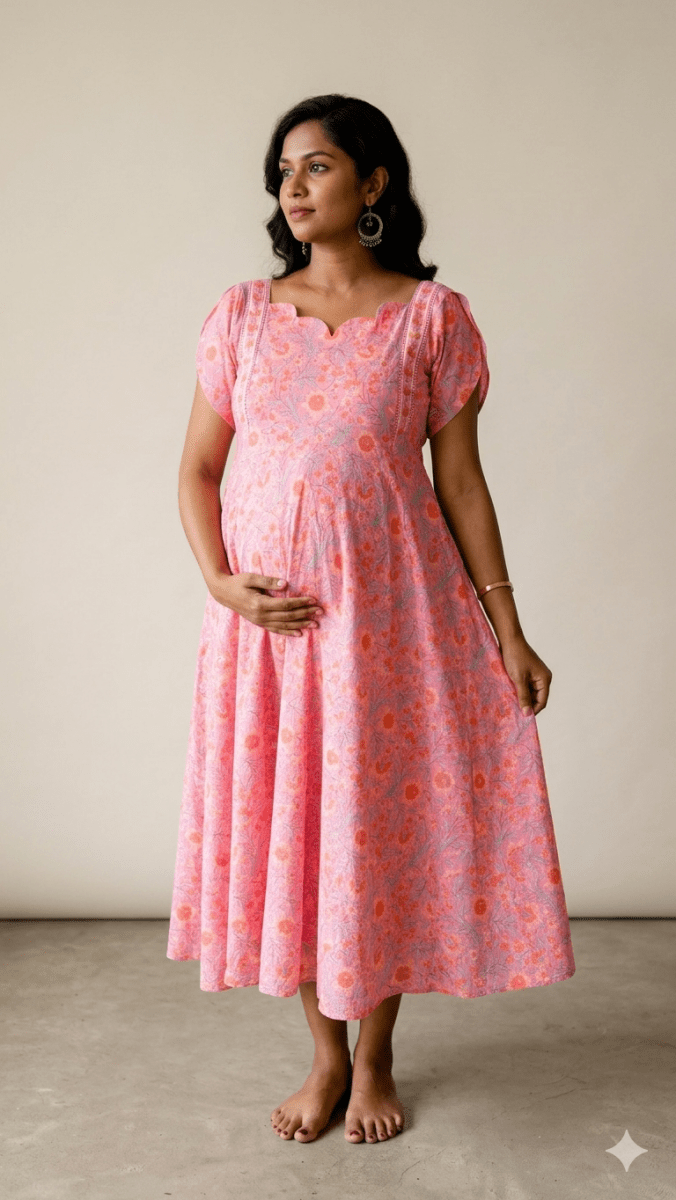 Malhar| Soft Cotton Maternity&Feeding DressALL US WOMENmaternity and feeding