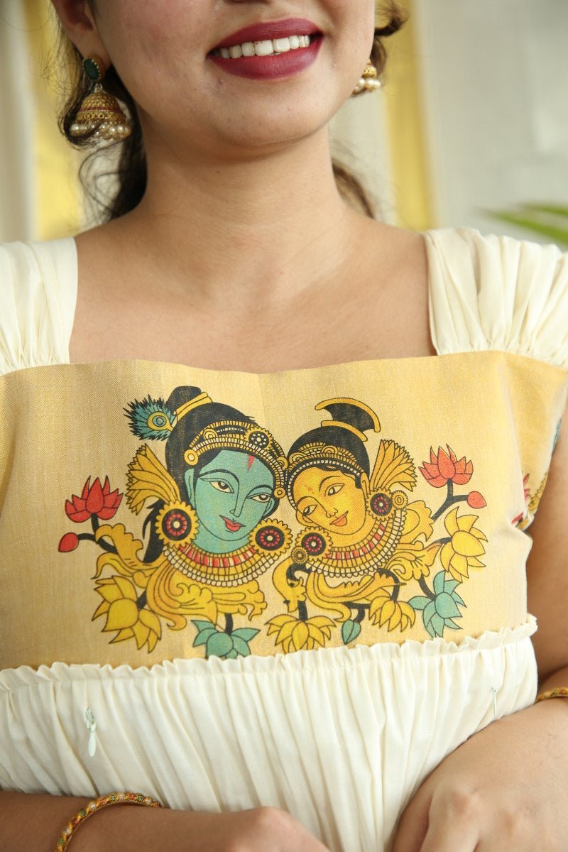 Maternity|keralaTraditionalwear|shubadha|muralprintALL US WOMEN