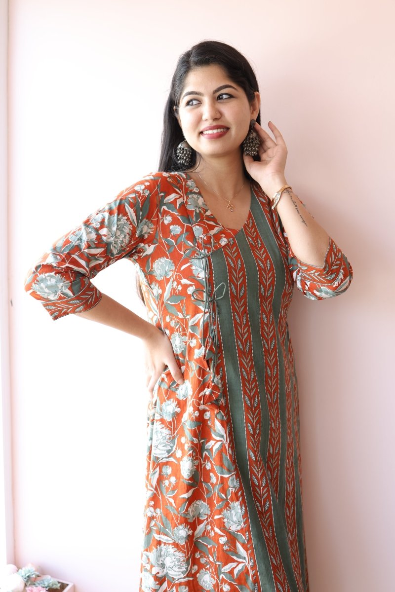 Meher Cotton Feeding - Friendly Maternity Dress | Noor|All Us WomenALL US WOMENmaternity and feeding
