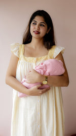 Mellow — Cotton Stripe Button-Down Recovery DressALL US WOMENmaternity and feeding