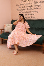 Mellow Drift – Cocoon Edit | Relaxed Fit Cotton Maternity & Nursing DressALL US WOMENmaternity and feeding