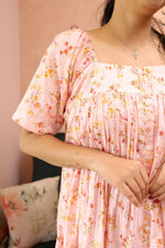 Mellow Drift – Cocoon Edit | Relaxed Fit Cotton Maternity & Nursing DressALL US WOMENmaternity and feeding