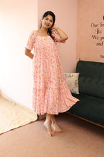 Mellow Drift – Cocoon Edit | Relaxed Fit Cotton Maternity & Nursing DressALL US WOMENmaternity and feeding