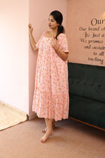 Mellow Drift – Cocoon Edit | Relaxed Fit Cotton Maternity & Nursing DressALL US WOMENmaternity and feeding