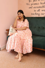 Mellow Drift – Cocoon Edit | Relaxed Fit Cotton Maternity & Nursing DressALL US WOMENmaternity and feeding
