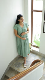 Mera pregnancy and recovery dress | Feeding zips| The rest ritualALL US WOMENmaternity and feeding