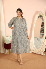 Moonstone grey|Feeding kurti|La la land|All Us WomenALL US WOMENmaternity and feeding