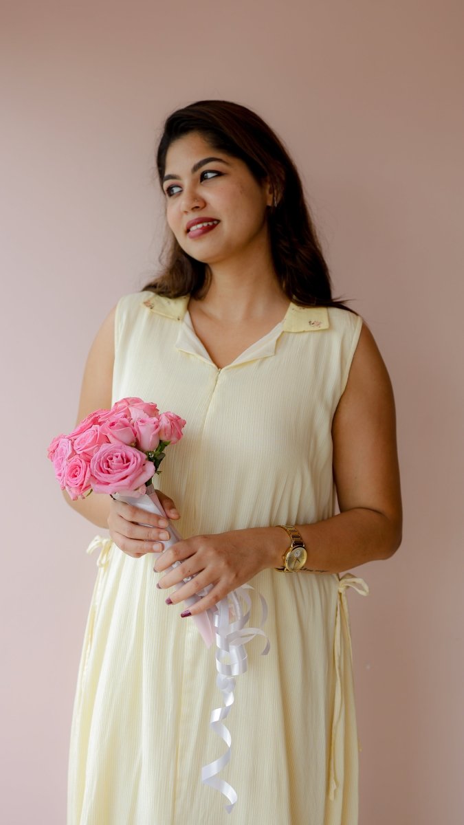 Moss | Rayon Micro-Stripe homecoming DressALL US WOMENmaternity and feeding