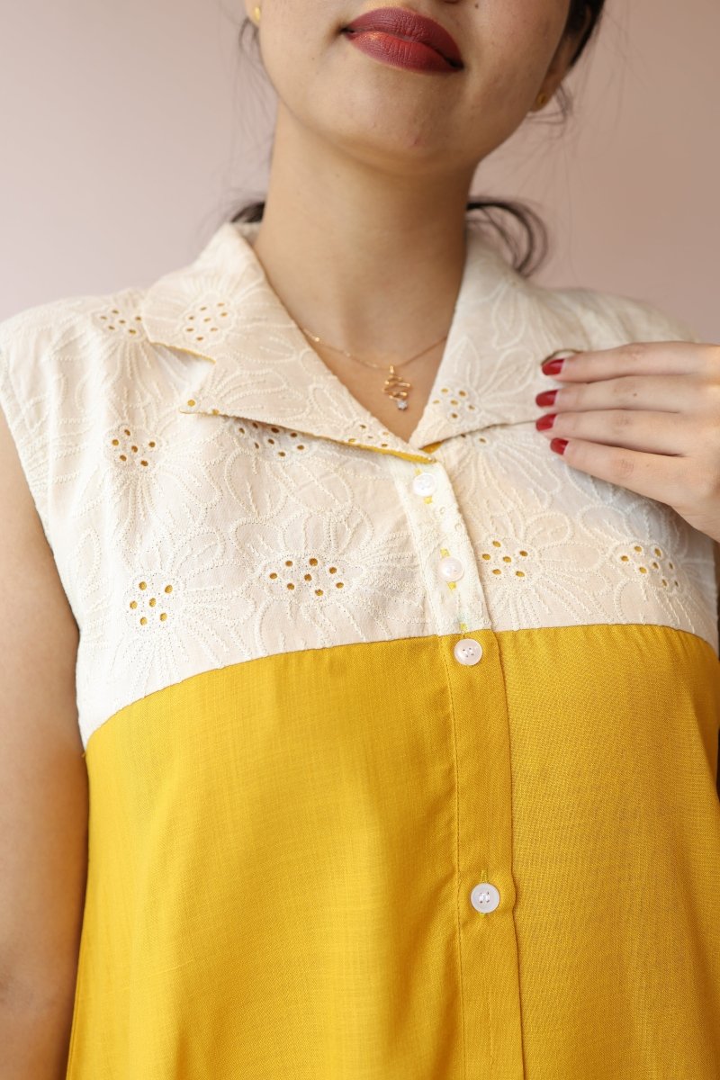 Nestle Soft – Cocoon Edit | Cotton Nursing & Maternity Button - Down Shirt DressALL US WOMENmaternity and feeding